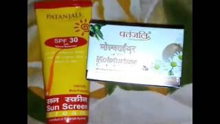 Patanjali Moisturizer Cream | Patanjali Sunscreen | Patanjali Products review