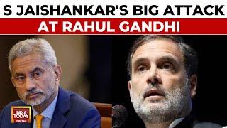 S Jaishankar Takes A Jibe At Rahul Gandhi Over  His 'Khata Khat' Remark | India Today News