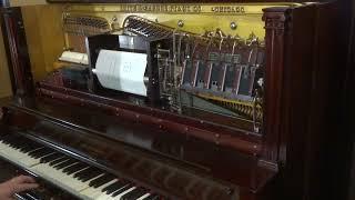 "Before and After" Restoration Pictures of a 1913 Smith & Barnes Player Piano