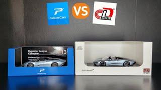 Poster Cars vs LCD Models! McLaren Speedtail - COMPARISON!