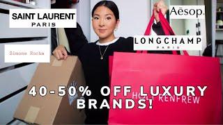 BLACK FRIDAY SALES| 40-50% OFF SAINT LAURENT, LONGCHAMP...BEST GIVE EVER!