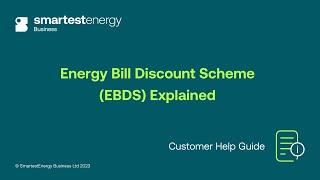 SmartestEnergy Business   EBDS Customer Help