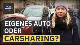 Ist CARSHARING günstiger als ein EIGENES AUTO?!  | WAS KOSTET...? | MDR (REUPLOAD)