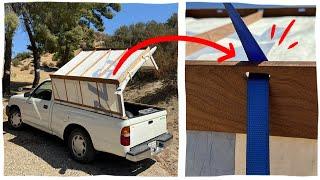 My truck deserved a custom walnut roof rack!