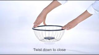 Fozzils Twistfold Wire Bowl