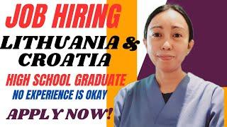 JOB HIRING IN LITHUANIA AND CROATIA || FACTORY WORKER ||PAANO MAKAPUNTA NG EUROPE||MADEL DELOS REYES