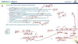 CMA P2 Exam Mock Review - Demo