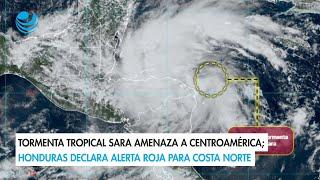 Tormenta tropical Sara amenaza a Centroamérica; Honduras declara alerta roja para costa norte