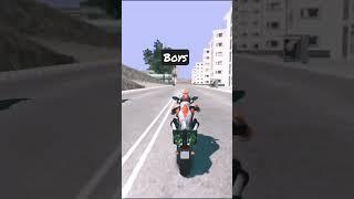 girls vs boys driving the bikes️️️️|akshaj gamer|