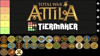 Total War Attila - Tier Lista Frakcji