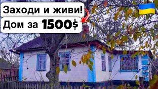  Заходи и живи! Дом в селе за 1500$ Продажа недвижимости за копейки! Всё есть Уютное тихое село!