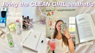 living the clean girl aesthetic for a day!!