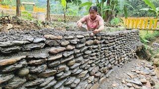 Techniques for building beautiful walls with gravel and stone /Lý Nhệ