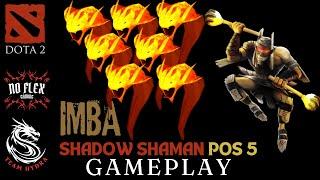 No Flex Shadow Shaman SUPPORT POS 5 | DOTA 2 | 7.36C Gameplay #dota2 #dota2gameplay