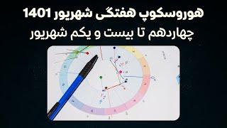 فال هفتگی، آسترولوژی هوروسکوپ چهاردهم تا بیست و یکم شهریور1401 | طالع بینی هفتگی