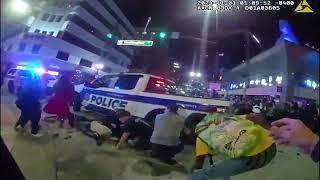 Surveillance and body cam footage from downtown Orlando mass shooting