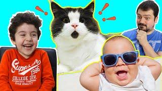 Yusuf and Dad Try Not To Laugh (GÜLMEME) Challenge