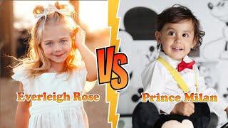 Everleigh Rose Soutas VS Prince Milan (TheRoyaltyFamily)Transformation  New Stars From Baby To 2023