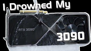 I Drowned My 3090 FE! | A Bykski Waterblock Tutorial