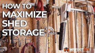 How to Maximize Shed Storage