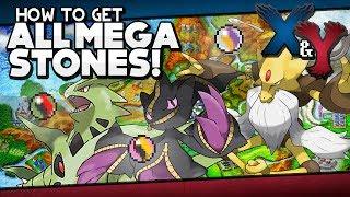 Pokémon X and Y - All Mega Stone Locations Guide!