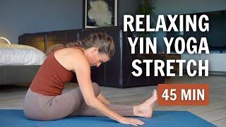 45 Minute Yin Yoga To Stretch & Relax {No Props}  || Devi Daly Yoga