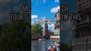 Most Amsterdam Tourists DON'T Know This…#shorts #travel #vlog