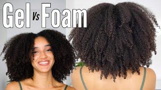 Gel Vs Foam wash & Go. Which really works best?! | AbbieCurls