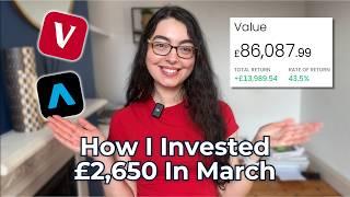 Trading 212 and Vanguard Portfolio Buys - March 2025