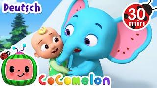 JJ und die Bohnenstange |  CoComelon - JJ's Animal Time Deutsch | Cartoons und Kinderlieder