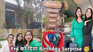 Kundan Restaurant Vlog in dhikuli uttrakhand|Frd ko diya birthday surprise |Akku lifestyle vlogs