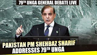 UNGA live | Pakistan PM Shehbaz Sharif Rakes up Kashmir issue 79th Session of UN General Assembly