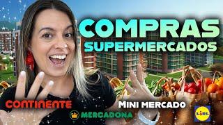 Compras Supermercado Mercadona, Continente, Lidl e Mini Mercado | Novembro 2024