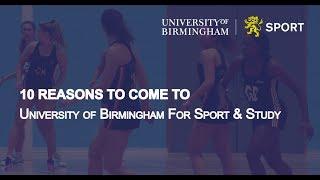 10 reasons to come to University of Birmingham for Sport & Study