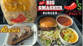 Chili’s Big Smasher Burger, Loaded White Cheddar Mac & Cheese, Peanut Butter Pie made with Reese’s