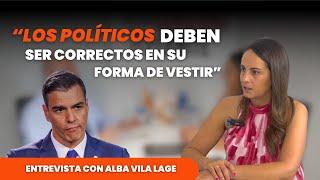 Alba Vila y la moda de los políticos