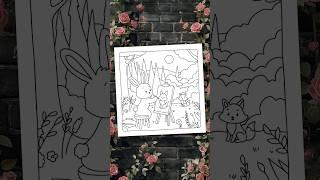 Cute Forest Friends Coloring Book #coloringbook #coloringpages  #coloringforadults #fantasy