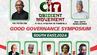 Obidient Movement SouthEast Symposium With Tanko Yunusa, Prof. Okunna & Utomi, Val Ozigbo & Okon