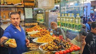 Preparing falafel in Baghdad, Anas Restaurant| Iraqi street food