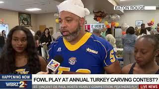 WATCH NOW: St. Vincent de Paul hosts annual turkey carving contest