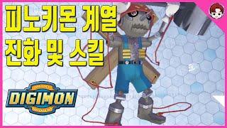 [디지몬/분석] 디지몬 피노키몬 계열 - 진화 및 스킬 리뷰 - [Digimon/Analysis] Pinochimon Evolution & Skill Review