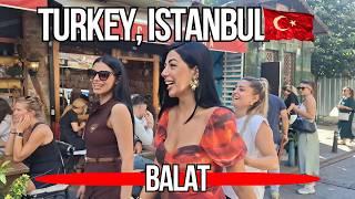 TURKEY  Istanbul 4K Walking Tour | Explore Historic Colorful Houses in Balat 2024