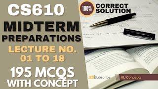 Cs610 Midterm preparation 2024 | Cs610 Midterm exams preparation| By Vu Concepts