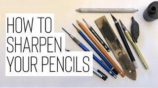 How to sharpen your pencil