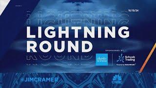 Lightning Round: Buy Robinhood, says Jim Cramer