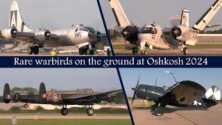 Rare warbirds on the ground at Oshkosh | Ft. B-29s, Lancaster, Helldiver & More!