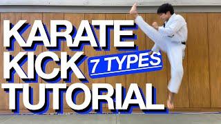 Karate Kick Tutorial! List of 7 Kick Names!