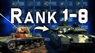 Rank 1-8 USSR Tanks