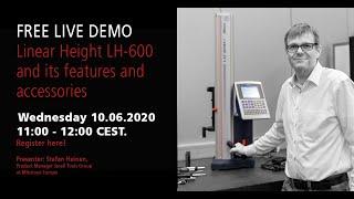 LH-600 Live Demonstration | June, 2020