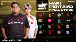 NOBAR KING INDO DI PGS APAC QUALIFIERS 2024 PHASE 2 | FINAL - HARI KE 1